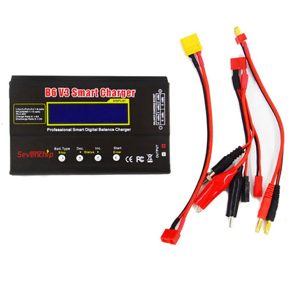 iMAX B6 V3 80W 6A Battery Charger LiHv Lipo NiMh Li-ion Ni-Cd Digital RC Charger Lipro Balance Charger Discharger 15V 6A Adapter