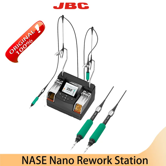 JBC NASE NANE 2-Tool Nano Rework Station including C115 Soldering iron tips  NT115-A Handle Repair Tool soldering iron kit