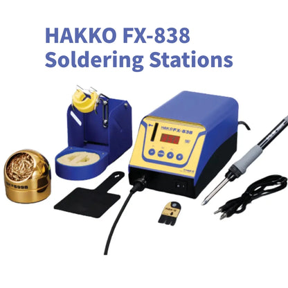 HAKKO FX-838 Soldering Station 100% Original 110V/220V Professional 150W Electronic Welding Station for SMD PCB IC Repair Tools