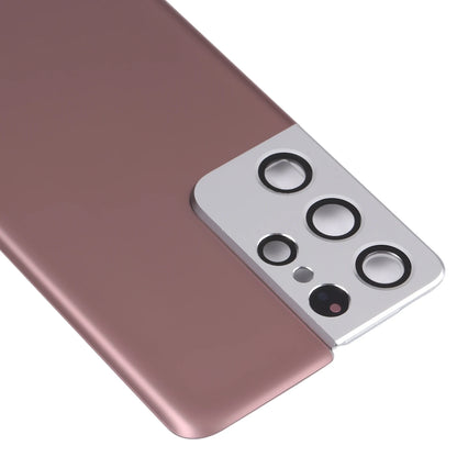 Tapa Trasera Batería con Cubierta Lente Cámara para Samsung Galaxy S21 Ultra 5G (Repuesto Reparación Teléfono)