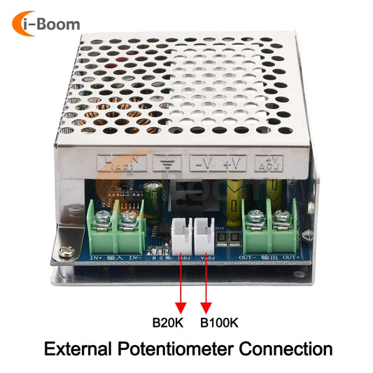 Módulo Fuente Alimentación Step-Down DC 12-80V a 2.5-50V 20A 600W Buck Ajustable CC/CV