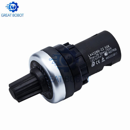 BS LA42DWQ-22 1K 2K 5K 10K 20K 50K 100k 200k 500K  22mm Diameter Pots Rotary Potentiometer Resistance Switch for arduino