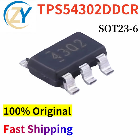 Lote 10 Pcs PMIC TPS54302DDCR (TPS54302) SOT23-6 40uA 28V Original