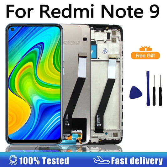 6.53" Note 9 LCD For Xiaomi Redmi Note 9 LCD Display Screen Replacement For Redmi 10X 4G LCD M2003J15SG Display M2003J15SC Parts