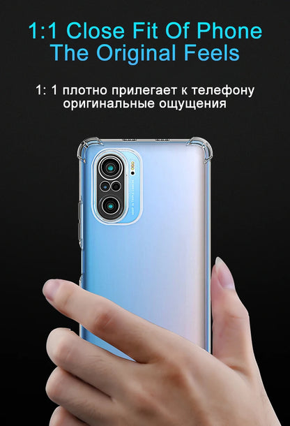 Funda Carcasa Silicona Transparente Anti-Golpes (Airbag) para Xiaomi Redmi Note 7-10S / 7A-9C / Poco F3/X3 Pro NFC
